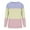 Purple##1, variant on Jsaierl Sweatshirt for Women Funny Color Block Print Sweatshirts Round Neck Casual Sweater Tops Oversized Long Sleeve Blouses Womens Sweatshirts