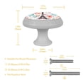 thumbnail image 5 of Valentine's Day Fluorescent Drawer Pulls: Round 4-Pack, Glow-in-the-Dark Knobs for Cabinets, Wardrobes, and Dressers - Furniture Decor with Dresser Handles, Pulls, 5 of 6