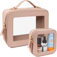 thumbnail image 1 of Set de bolsas de maquillaje LETGO Clear, bolsa de aseo aprobada por la TSA, 1 of 8