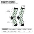 thumbnail image 2 of Pofeuu Peacock Feathers1 Print Crew Socks, Adult Running Hiking Socks for Youth and Adult, 2 of 6