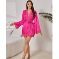 thumbnail image 2 of Hot Pink Silk Robe, 2 of 4
