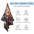 thumbnail image 3 of Chucky Bath Towels Super Soft Bath, Pool, Beach Towel Lightweight Bath Towels, Quick Dry Beach Towel for Kids Adult Travel Swimming Camping 130x80cm, 3 of 8