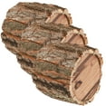 thumbnail image 3 of 3pcs Wood Bark Flower Pots Farmhouse Flower Buckets Wood Log Plant Containers, 3 of 5
