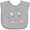 AC-Heather Grey, variant on Inktastic Skeleton Pukes Rainbow Boys or Girls Baby Bib