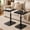 Black-2 pack, variant on Artmeer 360 Degree Swivel TV Tray Table for Couch Adjustable Height Sofa Side C Table Laptop Desk with Phone Tablet Slot Small Space, Natural, 2 pack