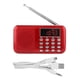thumbnail image 2 of Radio digital, receptor de audio rojo Reproductor digital M Radio FM Confiabilidad excepcional, 2 of 9