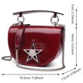 thumbnail image 4 of FEIMINA Black Patent Leather Purse, Designer Handbag, Leather Crossbody Bags For Women, Small Chain Purses And Shoulder Bag, 4 of 14