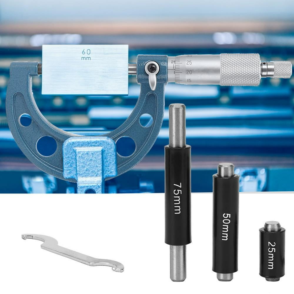 Kritne 4Pcs MicrometerBearing Steel High Accuracy Outside Diameter