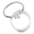 thumbnail image 1 of 2 Piece Set Silver Alloy Rings for Women Jewelry Gift 6.5 inch, 1 of 3