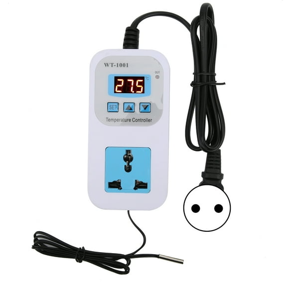 Smart Temperature Controller, Temperature Controller Waterproof No Rust For Temperature Control Protection For Equipment Chassis For Air Conditioning System EU Plug