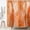 Orange, variant on Abstract Shower Curtain, Modern Neutral Marble Boho Minimalist Chic Art Shower Curtain for Bathroom, Fabric Bathroom Bathtub Curtain with 12 Hooks