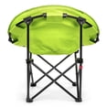 thumbnail image 4 of Lucky Bums Moon Camp Kids Adult Indoor Outdoor Comfort Lightweight Durable Chair with Carrying Case, Green, Medium, 4 of 5