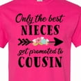 thumbnail image 4 of Inktastic Only the Best Nieces Get Promoted to Cousin T-Shirt, 4 of 5