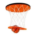 thumbnail image 1 of Hanging Indoor Basketball Hoop Toy Set - Ceiling Mounted Basketball Game for Bedroom, Stress Relieving Fun for Adults & Kids, No Assembly Required with Soft Basketballs, 1 of 8