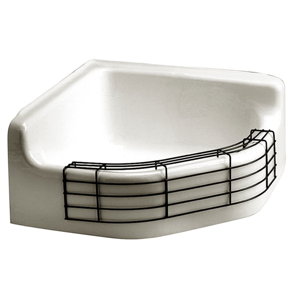 American Standard Florwell Cast Iron Wall Mounted Service Sink in White