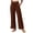 Vin, variante sur Zulora Pantalon en Soie Glacée pour Femmes à Taille Haute avec Cordon, Fente, Jambe Grand, avec Poches, Pantalon Décontracté d'Été pour la Plage