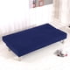 thumbnail image 3 of Xiao Hua Funda de sofá cama plegable de poliéster elástico sin brazos, azul oscuro, 1 pieza, 190-200 cm de largo, 3 of 5