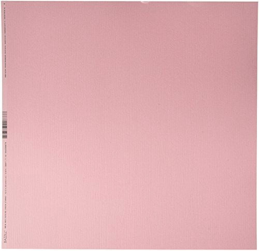 Bazzill Fourz Cardstock 12"X12"-Berry Blush/Grasscloth