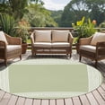 thumbnail image 5 of Sage Green Greek Key Large Area Rugs for Bedroom Living Room, Soft Non Slip Carpet Bedside Rug, Geometric Greece Ancient Farmhouse Geo Round Floor Cover Kitchen Accent Rug 7' for Dining Room/Office, 5 of 9