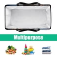 thumbnail image 5 of Snowman Large Reusable Foldable Oxford Cloth Shopping Bag with Collapsible Bucket, Storage Box, and Laundry Bag, 5 of 7