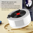 thumbnail image 6 of Lzobxe Portable Bluetooth Speakers New Vinyl Mini Portable Desktop Radio Birthday Gift, 6 of 9