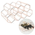 thumbnail image 4 of Elegante estante para vino, regalos para vino, 9 , soporte para de vino, soporte para exhibición de vino, soporte para licor Baoblaze Estante de vino de encimera, 4 of 7