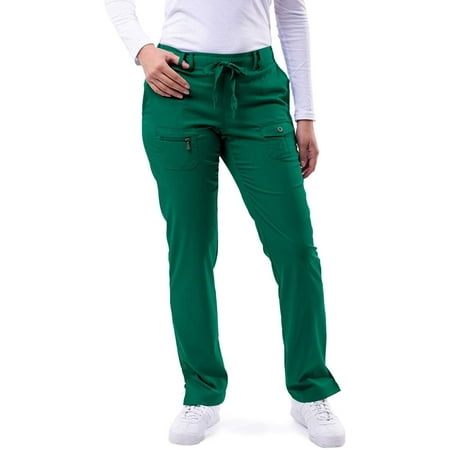 

Adar Pro Scrubs For Women - Skinny Leg Yoga Scrub Pants