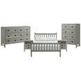 thumbnail image 2 of Alaterre Furniture Windsor 5-Piece Bedroom Set with Slat Full Bed, 2 Nightstands, 5-Drawer Chest and 6-Drawer Dresser, Driftwood Gray, 2 of 3