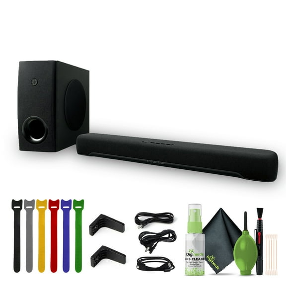 Yamaha SR-C30A 90W 2.1-Channel Soundbar System Cleaning kit Reusable Fastener Straps