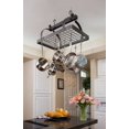 thumbnail image 3 of Enclume Design Produits PR1NBWG HS Porte-Pots de Plafond Classique Sans Barre Centrale avec Grille - Rectangle, 3 of 4