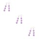 thumbnail image 2 of Qarigey 1 par de pendientes de gancho trenzado para mujer, pendientes colgantes para novia, boda, compromiso, joyería, accesorios para disfraces, Type1 NO1 Qarigey CBP268471, 2 of 6