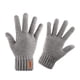 thumbnail image 2 of Guantes de punto de invierno cálidos para hombres y mujeres con pantalla mejorada, guantes antideslizantes con forro polar, chaqueta cálida y protector de manos., 2 of 2