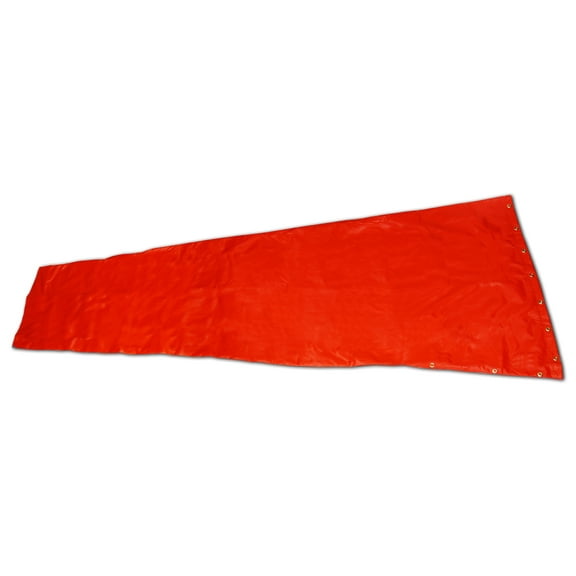 Airport Windsock Corporation 18" X 96" Orange Replacement Windsock 100% USA Made