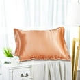 thumbnail image 6 of SUSHANG Solid Color Silk Pillowcase Silk No Zipper Envelope Cover for Sofa Couch Bedroom Car Chair Home Decor, 6 of 7
