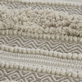 thumbnail image 3 of Woven Texture Stripe Bath Rug Cotton Quick Dry for Shower 20x32 Non-Skid Medium Pile 0.5" Rug Machine Washable for Easy Care, 3 of 8