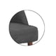 thumbnail image 2 of SILLA VÉLUMN TELA GRIS PATAS METAL MADERA, 2 of 3