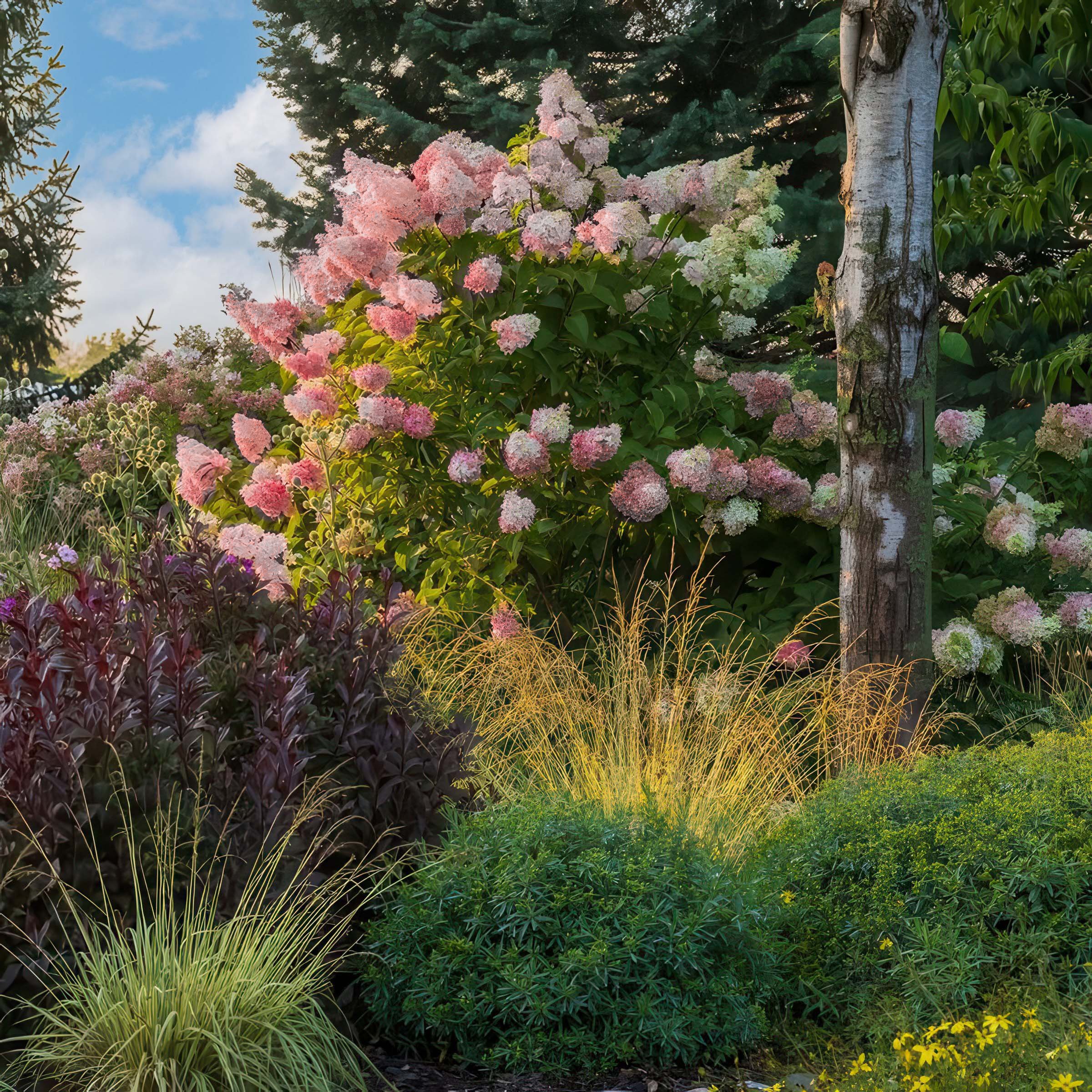 National Plant Network 1 gal. Hydrangea Vanilla Strawberry Tree