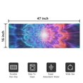 thumbnail image 5 of Colorful Tie Dye Burst Flower Pattern Door Rugs,Washable Non Slip Door Mats Indoor,Decorative Door Mats,Entry Mat Indoor for Entrance,Bedroom,Kitchen,Bathroom,16"x47", 5 of 6