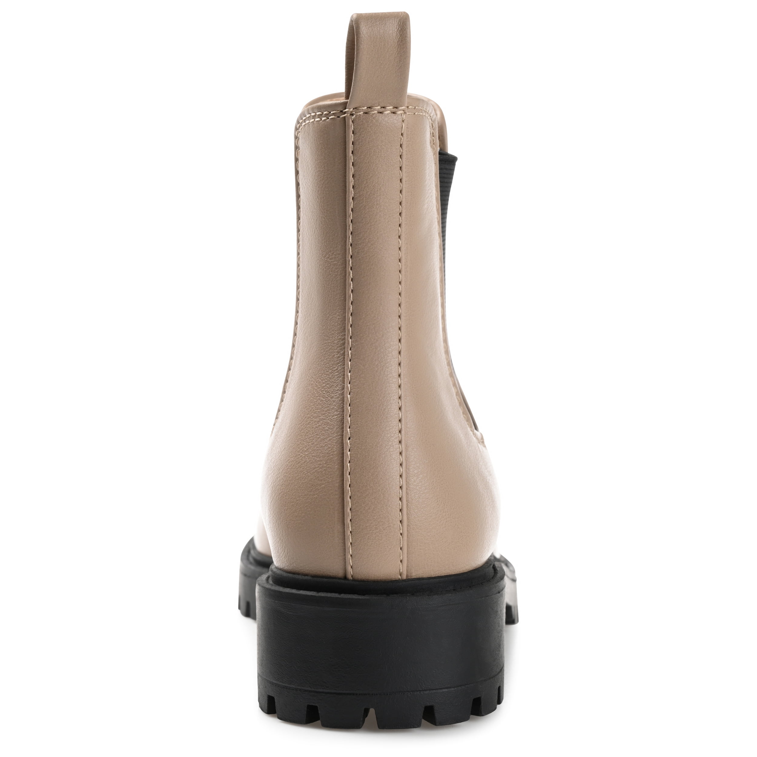 Journee Womens Kenova Round Toe Block Heel Chelsea Booties, Widths Available