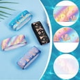 thumbnail image 6 of 4 Colors 8 Yards Grosgrain Glitter Printed Ribbon Mermaid Tail Folding Headband Polka Dot Sea Animals Stamping Resilience Band Waistband Roll DIY, 6 of 6