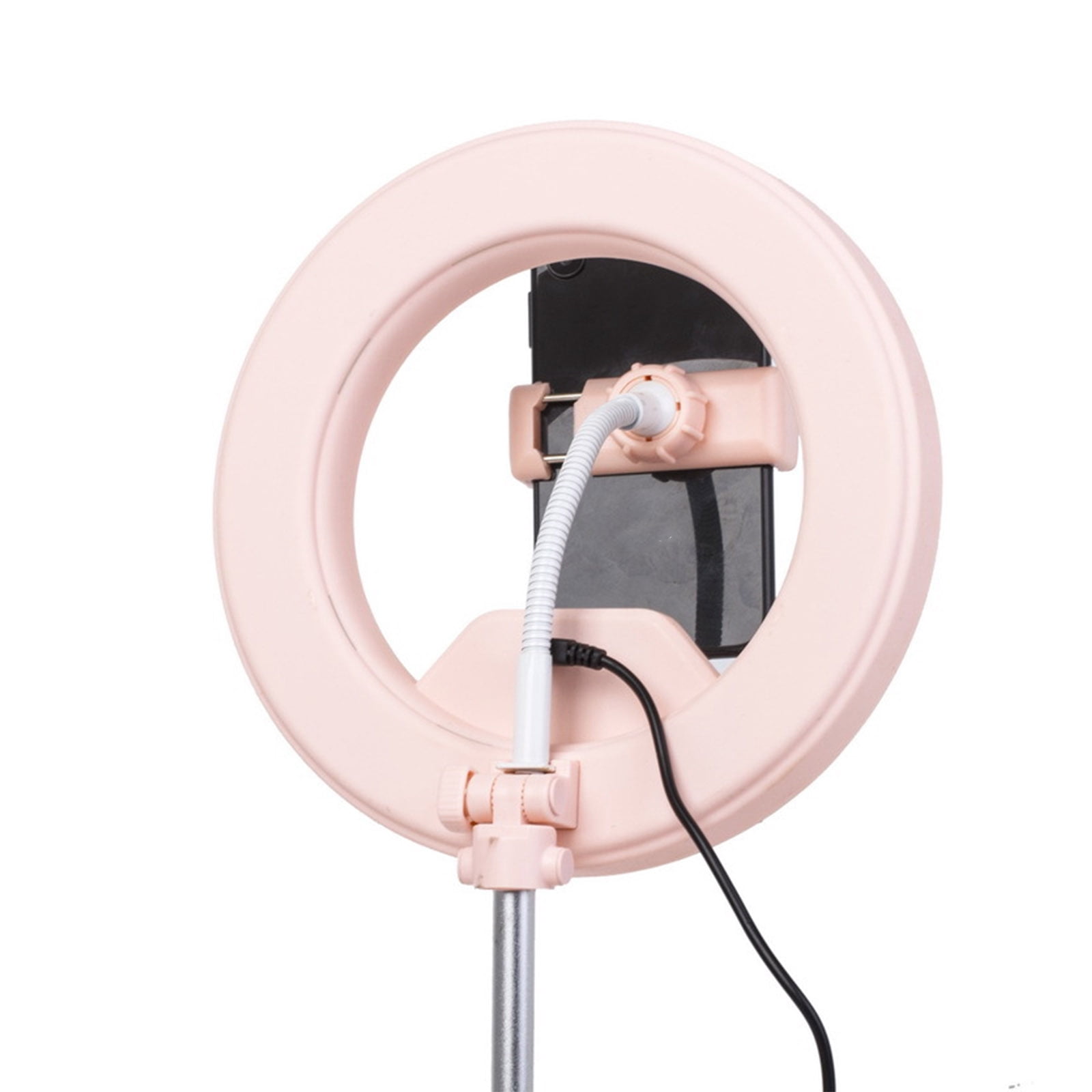 Telescopic Mobile Phone Live Broadcast Fill Light Bracket with Cellphone Holder Folding Selfie Beauty Fill LED Ring Lamp