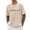Khaki, variant on New York Letter Graphic Tees for Men Summer Short Sleeve Crewneck Casual New York T Shirts Streetwear