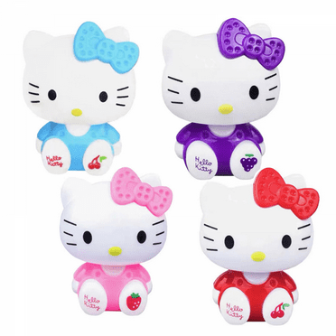 4PCS Hello Kitty 7cm Cartoon Cake Topper, Cute Anime Figure for Birthday Party & Baking Decor