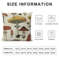 thumbnail image 5 of Qinduosi Mushroom Pillow Covers, Mushroom Decor Aesthetic, Mushroom Pillow, Gifts for Mushroom Lovers, Mushroom Home Room Decor White, 5 of 5