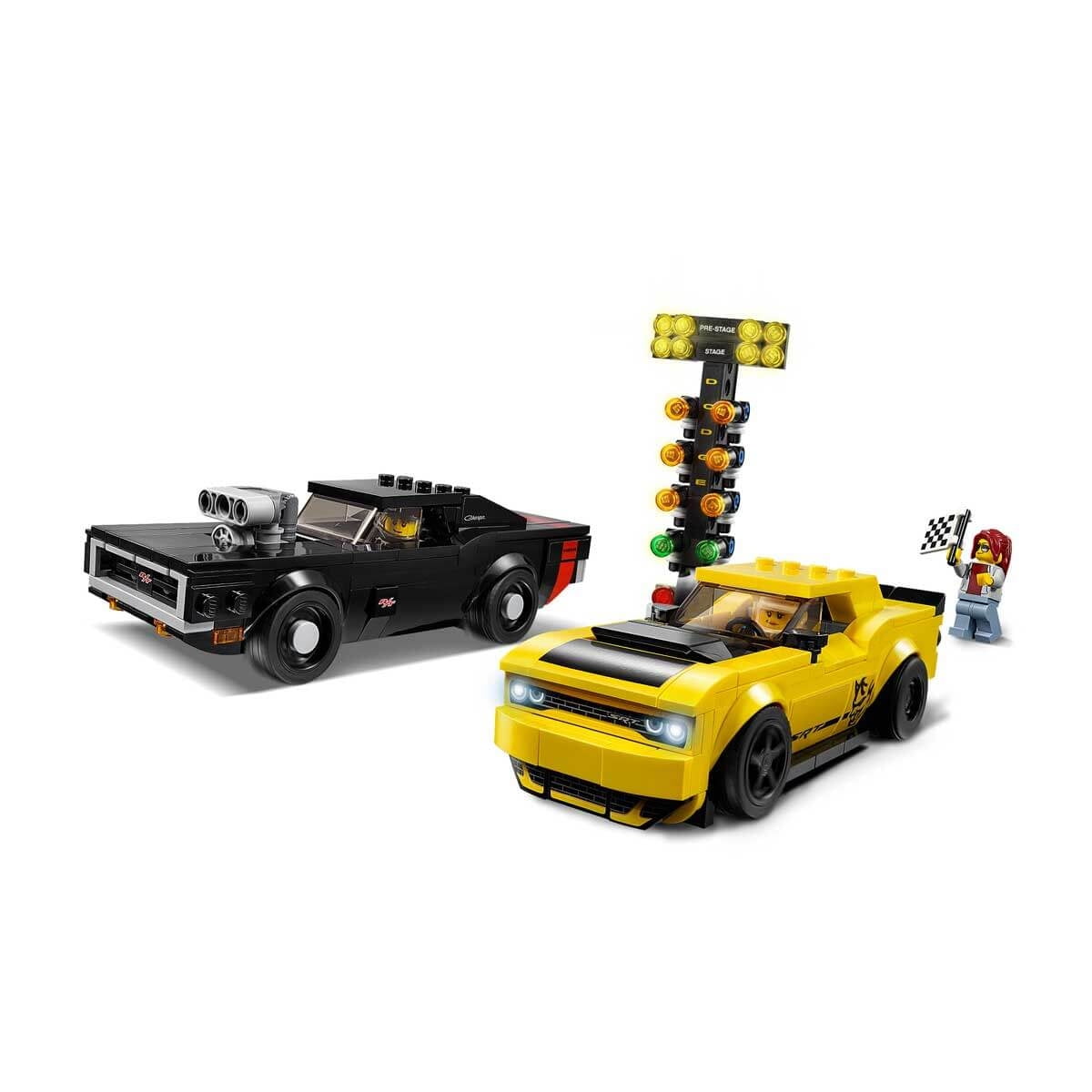 LEGO Speed ​​Champions 2018 Dodge Challenger SRT Demon and 1970