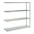 thumbnail image 2 of Nexel 5 Shelf Nexelon Blue Wire Shelving Unit Add On 54""W x 18""D x 63""H, 2 of 5