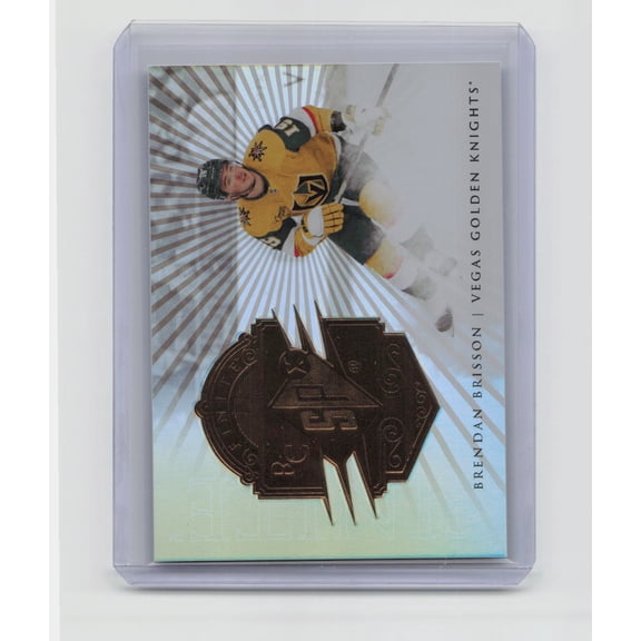 2024-25 Upper Deck SPx Finite Gold #F-41 Brendan Brisson Gold /199 Vegas Golden Knights Hockey Card