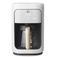thumbnail image 1 of Hermosa cafetera programable con visualización táctil de 14 tazas, glaseado blanco por Drew Barrymor, 1 of 2