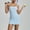 #350-Sky Blue, variant on Women's Sport Dress, Color Block Sleeveless Slim Fit Bodycon with Anti-Peek Design, Quick-Dry Sporty Dress for Yoga, Fitness, Golf and Tennis