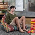 thumbnail image 2 of Jaxx  Twist Outdoor Bean Bag Chair, Kenyan Rope, 2 of 3